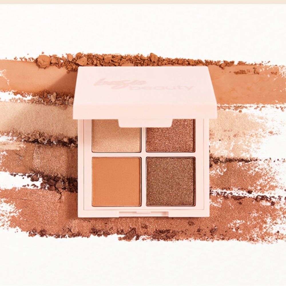 NIB BASIC BEAUTY Hot Cocoa Bomb Eyeshadow Quad